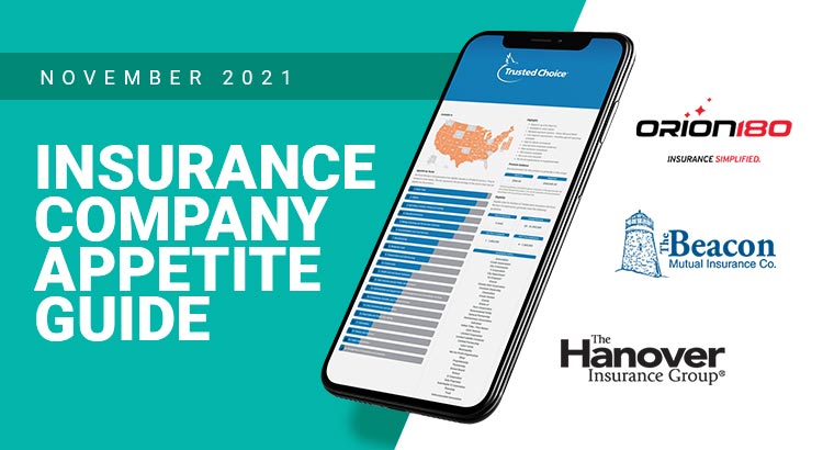 Insurance Company Appetite Guide November 2021