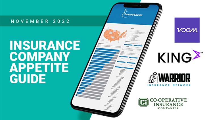 Your New Insurance Company Appetite Guide – November 2022