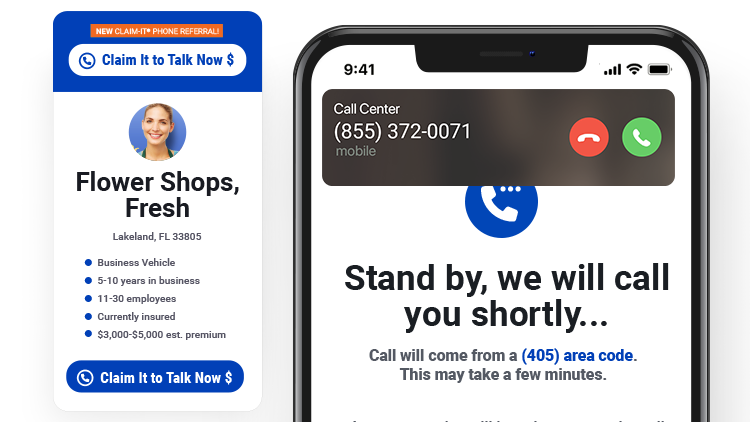 Instantly Connect with Insurance Prospects with Claim-it Warm Transfer Referrals
