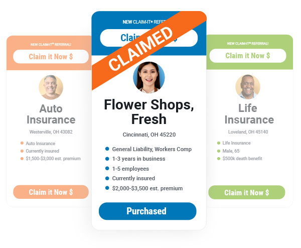 Purchased Claim-it Insurance Referral