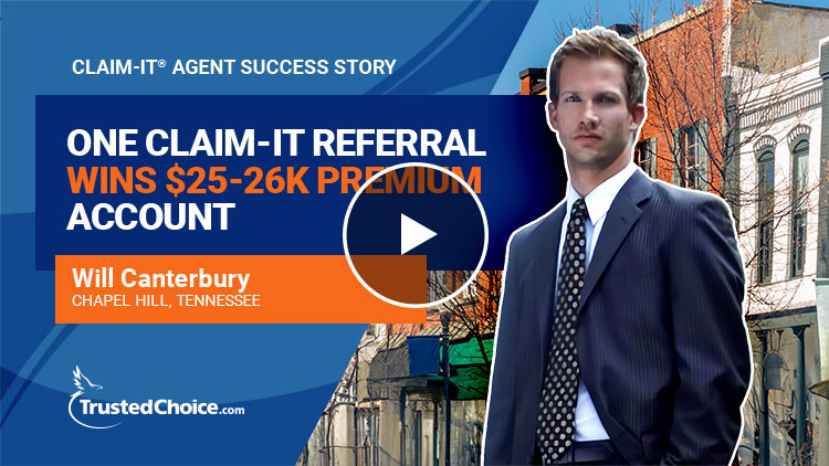 Tennessee Agency Success Story – Will Canterbury – Claim-it Series