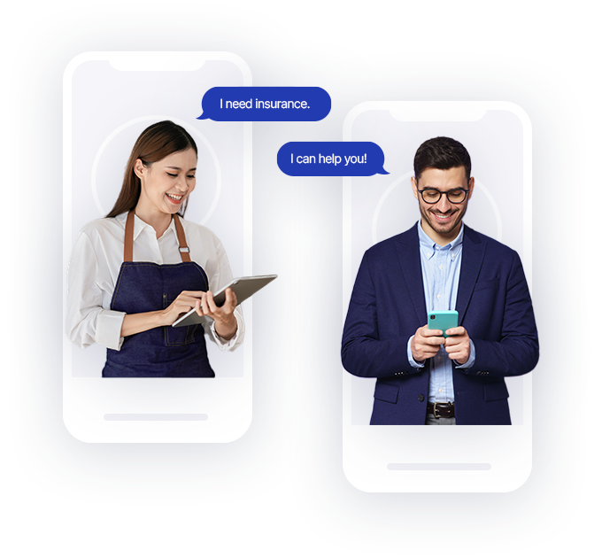 context-claim-it-chat2 An agent buying a Claim-it Commercial Lines referral